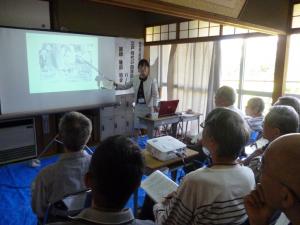 「江戸時代の加賀田村2」講座の様子