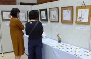 「加賀田公民館まつり」青垣会　展示の様子