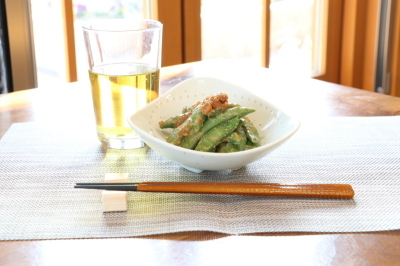 平成30年4月号「しゃきしゃき食感がくせになる!スナップエンドウの肉みそ炒め」の画像