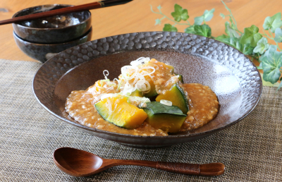 平成30年9月号 栄養たっぷり!「かぼちゃのそぼろあんかけ」の画像