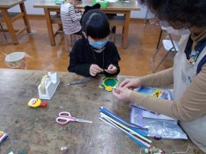 子ども工作教室の様子1