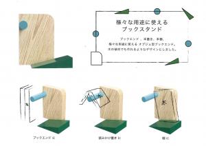 様々な用途に使えるブックスタンド　表