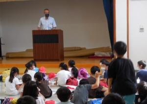 三日市小学校　公民館見学の様子