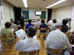 人生100年時代を生きるために！講座の様子2