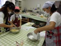 ケーキ生地を作る