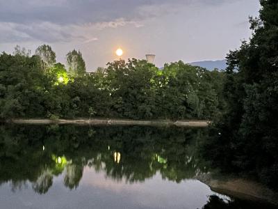 寺ヶ池からの名月