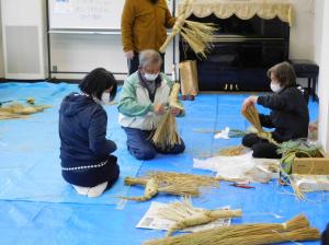 注連縄作り12月26日2