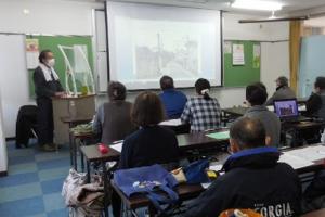 「知ったはりまっか？三日市に屋敷があった林又右衛門」講座の様子