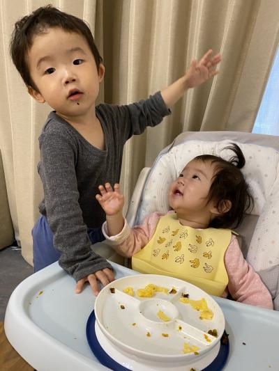 たくさん食べて大きくなぁれ！