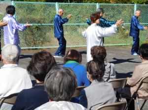 太極拳Aの実演