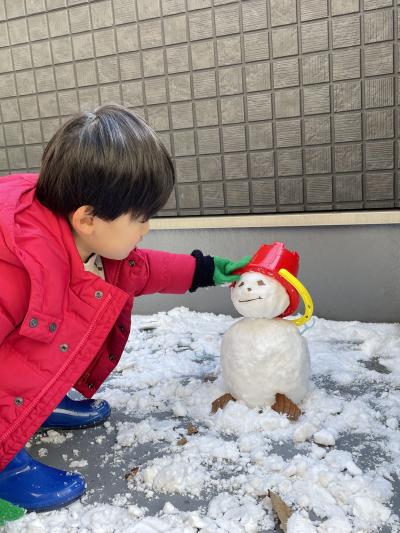 雪だるまさんこんにちは