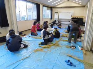 しめ縄づくり令和5年12月24日-2