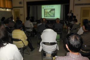 「語り部から大震災の教訓を学ぶ」講座の様子