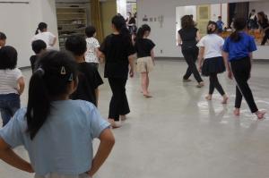 「キッズステップダンス」の開講の様子