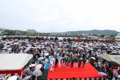 つながるフェス　だんじりが一同に集結