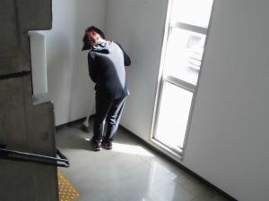 公民館一斉清掃の様子