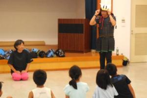 「親子でスポーツチャンバラを楽しもう！」講座の様子