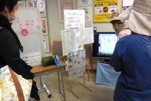 三日市公民館　オリンピック・パラリンピック　応援の様子