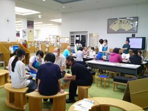 ワークショップの様子の写真です。