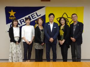 カーメル市との姉妹都市提携30周年記念使節団派遣壮行会