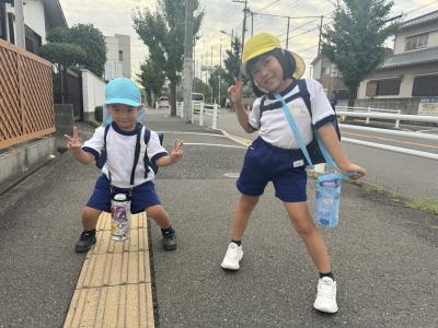 幼稚園からの帰り道