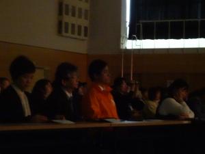 市内中学校視察(市内)
