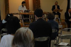 活動発表会「琴絃会」舞台発表の様子