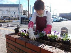 花植え3