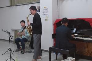 「ゆうがた Jazz in 公民館」の様子