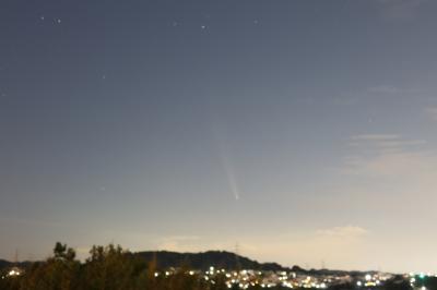 撮れたよ、彗星