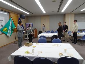 カーメル市姉妹都市委員会ウェルカムパーティー（市内）