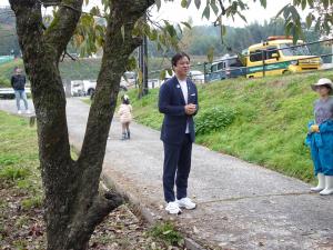 奥河内くろまろの郷小麦生産視察（市内）