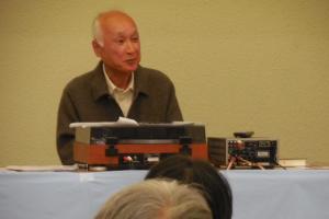 「音楽が伝える２０世紀アメリカ黒人の歴史」講座の様子