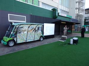「クルクル」自動運転出発式（市内）