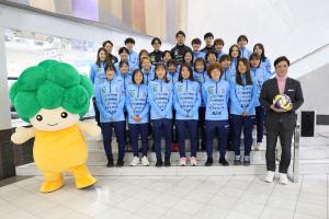 スペランツァ大阪　表敬訪問（庁内）