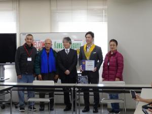 セントラルフィリピン大学ダンスカンパニー表敬訪問（庁内）
