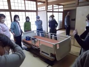 介護用品の展示