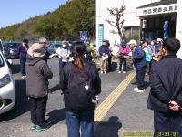 公民館前に集合