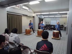子ども和太鼓教室発表会の様子1