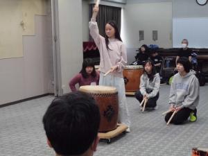 子ども和太鼓教室発表会の様子3
