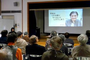「被爆体験伝承講座」の様子