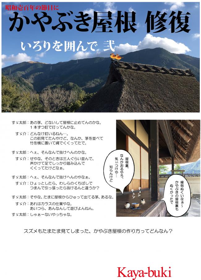 いろりを囲んで②