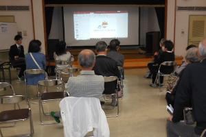 「地震と津波に備える」講座の様子