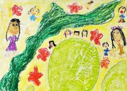 幼児・小中学生花の絵画展