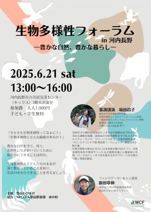 生物多様性フォーラム　案内表