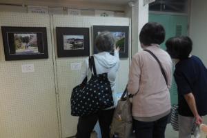 「奥河内ロビー写真展」の様子