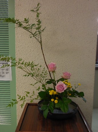 三日市公民館クラブ「華道」の作品