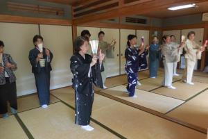 「公民館で体験する日本の伝統文化」の様子