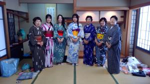 浴衣の着付け一日体験の様子5