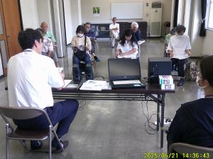 熱心な受講の様子